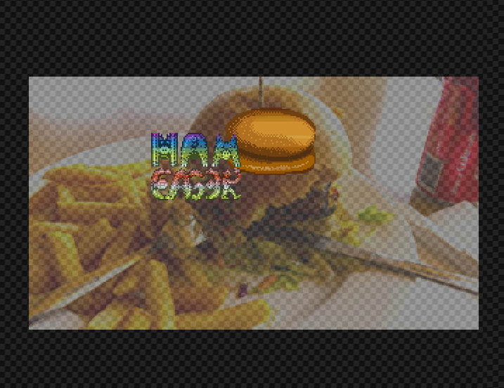 Hamburger Sprite multiplexed